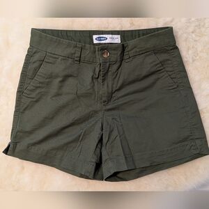 Old Navy Olive Green Casual Shorts